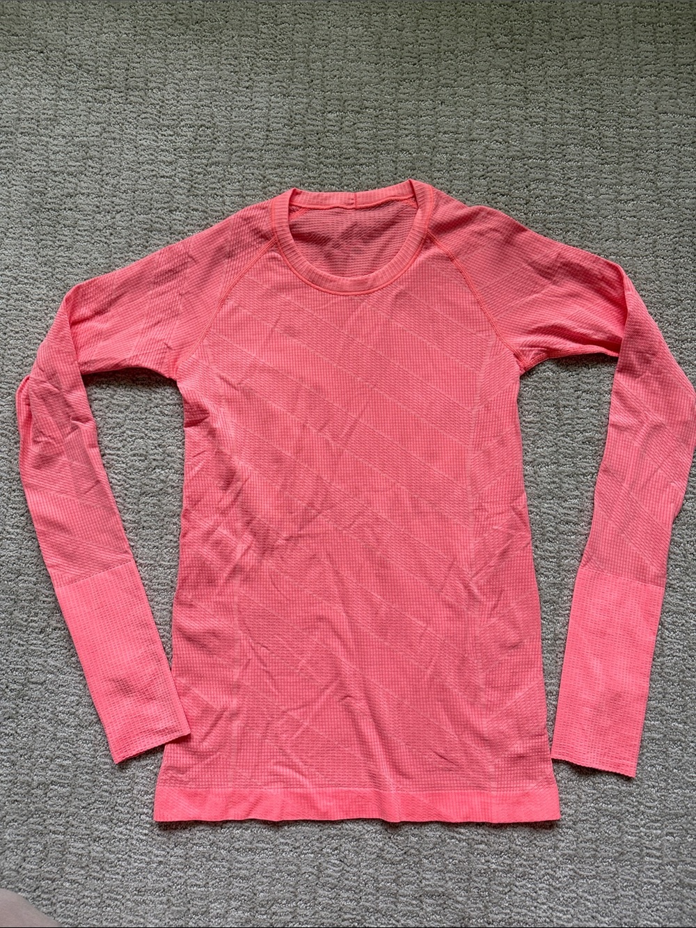 lululemon athletica Coral Long-Sleeve Seamless Crew